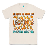 Natural boots flannels bonfires leggins football Classic Tee - Zillion Design Studio