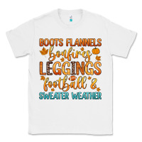White boots flannels bonfires leggins football Classic Tee - Zillion Design Studio