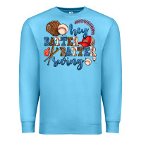 Ocean Blue hey batter batter swing Premium Sweatshirt - AdoDesignShop
