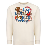 Sandshell hey batter batter swing Premium Sweatshirt - AdoDesignShop