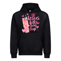 Black valentine jesus fills my cup Urban Hoodie - MaliasSmallBusiness