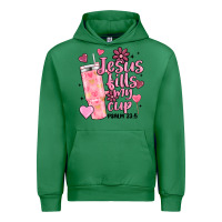 Emerald valentine jesus fills my cup Urban Hoodie - MaliasSmallBusiness