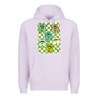 Lilac shamrock religious Premium Hoodie - MaliasSmallBusiness