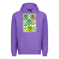 Purple shamrock religious Premium Hoodie - MaliasSmallBusiness