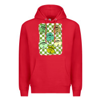 Red shamrock religious Premium Hoodie - MaliasSmallBusiness