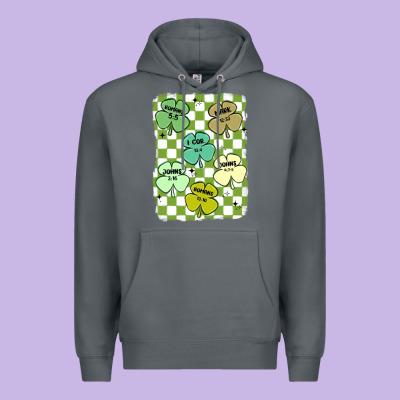 Shamrock Religious Premium Hoodie Designed By Maliassmallbusiness