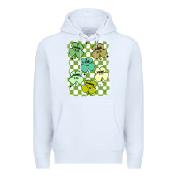 White shamrock religious Premium Hoodie - MaliasSmallBusiness