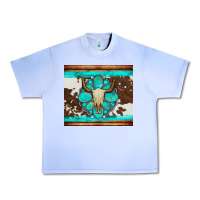 Grape Ice bull skull and turquoise cowhide tumbler Urban Heavy Tee - Artiststas