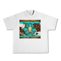 Lunar Rock bull skull and turquoise cowhide tumbler Urban Heavy Tee - Artiststas