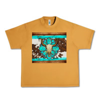 Peanut Butter bull skull and turquoise cowhide tumbler Urban Heavy Tee - Artiststas