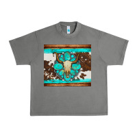 Tornado bull skull and turquoise cowhide tumbler Urban Heavy Tee - Artiststas