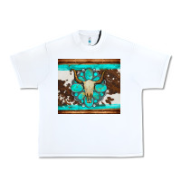 White bull skull and turquoise cowhide tumbler Urban Heavy Tee - Artiststas
