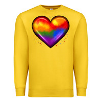Lemon pride heart Premium Sweatshirt - JahusDesignShop