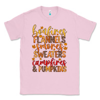 Bubblegum Pink bonfires flannels s'mores campfires and pumpkins Classic Tee - Zillion Design Studio