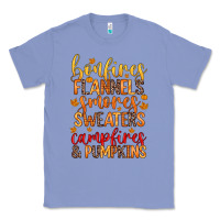 Colony Blue bonfires flannels s'mores campfires and pumpkins Classic Tee - Zillion Design Studio