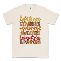 Natural bonfires flannels s'mores campfires and pumpkins Classic Tee - Zillion Design Studio