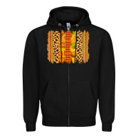 Black fall brushstroke Zipper Hoodie - Zillion Design Studio
