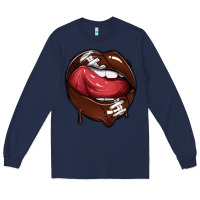 Navy sports lips american football Long Sleeve Tee - texasbilliewilder