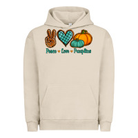 Peace Love Pumpkins Urban Hoodie | Teevron