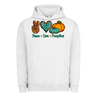 Pigment Lunar Rock Peace love pumpkins Urban Hoodie - NancyCooperArtShop
