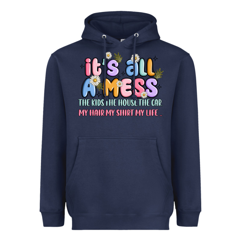 Its All A Mess Heavyweight Hoodie by JahusDesignShop | Teevron