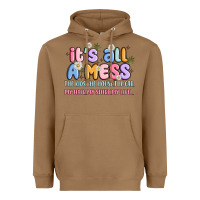 Toasted Coconut its all a mess Heavyweight Hoodie - JahusDesignShop