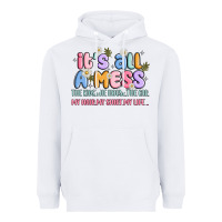 White its all a mess Heavyweight Hoodie - JahusDesignShop