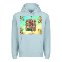 Blue Mist country cassette tapes Premium Hoodie - MaliasSmallBusiness