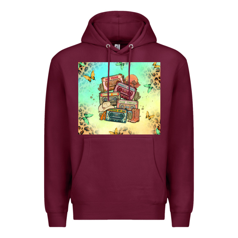 Country Cassette Tapes Premium Hoodie by MaliasSmallBusiness | Teevron