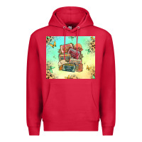 Cardinal country cassette tapes Premium Hoodie - MaliasSmallBusiness