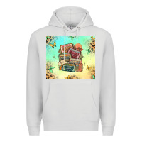 Dove Grey country cassette tapes Premium Hoodie - MaliasSmallBusiness