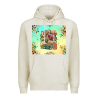 Oatmeal Heather country cassette tapes Premium Hoodie - MaliasSmallBusiness