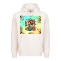 Pale Pink country cassette tapes Premium Hoodie - MaliasSmallBusiness
