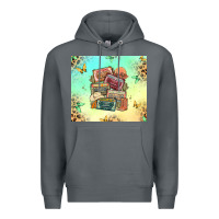 Rock country cassette tapes Premium Hoodie - MaliasSmallBusiness