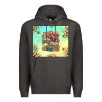 Smoke country cassette tapes Premium Hoodie - MaliasSmallBusiness
