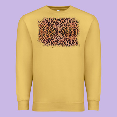 Old Western Leopard Frame Premium Sweatshirt Designed By Bettercallsaul