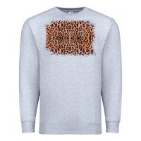Heather Grey Old Western Leopard Frame Premium Sweatshirt - Bettercallsaul