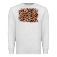 Oatmeal Heather Old Western Leopard Frame Premium Sweatshirt - Bettercallsaul