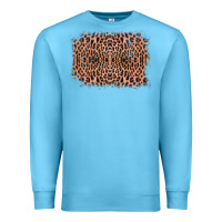 Ocean Blue Old Western Leopard Frame Premium Sweatshirt - Bettercallsaul
