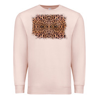 Pale Pink Old Western Leopard Frame Premium Sweatshirt - Bettercallsaul