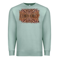Seafoam Old Western Leopard Frame Premium Sweatshirt - Bettercallsaul