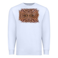White Old Western Leopard Frame Premium Sweatshirt - Bettercallsaul