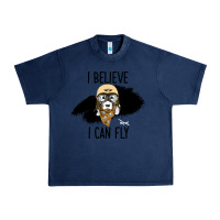 Navy I Beleive I Can Fly, Dog, Urban Heavy Tee - Bettercallsaul