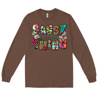 Chestnut sassy little thing Long Sleeve Tee - Zillion Design Studio