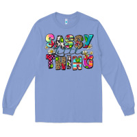 Colony Blue sassy little thing Long Sleeve Tee - Zillion Design Studio