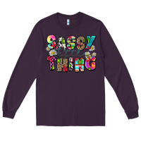 Plum sassy little thing Long Sleeve Tee - Zillion Design Studio