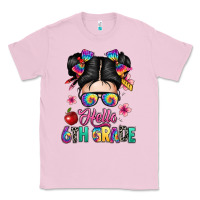 Bubblegum Pink hello sixth grade kid Classic Tee - texasbilliewilder
