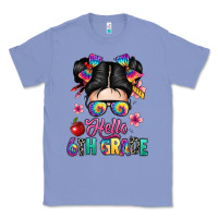 Colony Blue hello sixth grade kid Classic Tee - texasbilliewilder