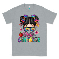 Heather Grey hello sixth grade kid Classic Tee - texasbilliewilder