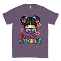 Lavender hello sixth grade kid Classic Tee - texasbilliewilder